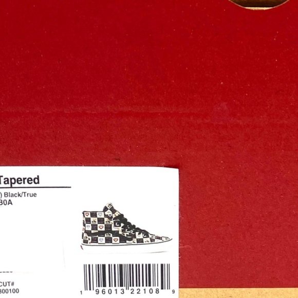 💖MEGA SALE💖VANS SK8-HI Tapered Love Black Men’s High Top Canvas   VN0A4U16B0A - Picture 7 of 7